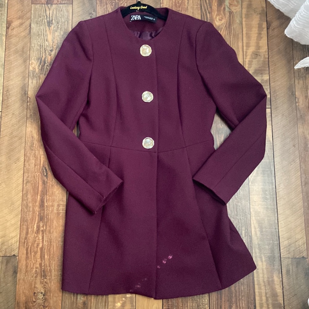 Zara Button Down Blazer Jacket